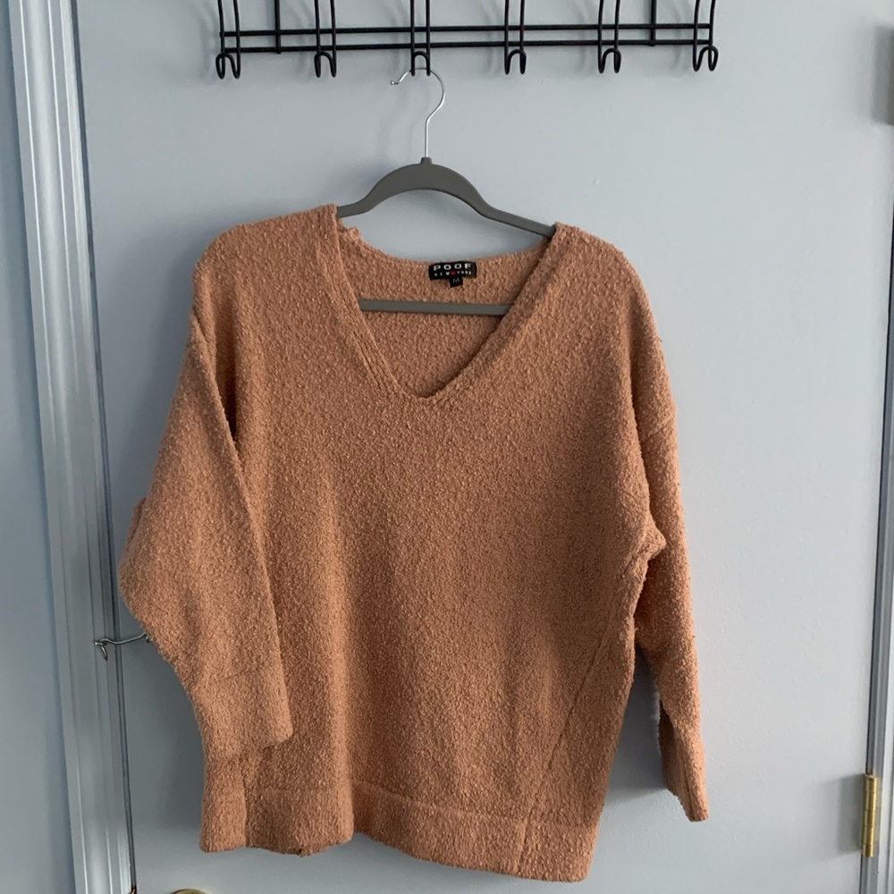 PEACH COLORED SWEATER